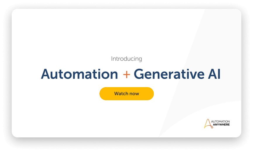 Automation + Generative AI